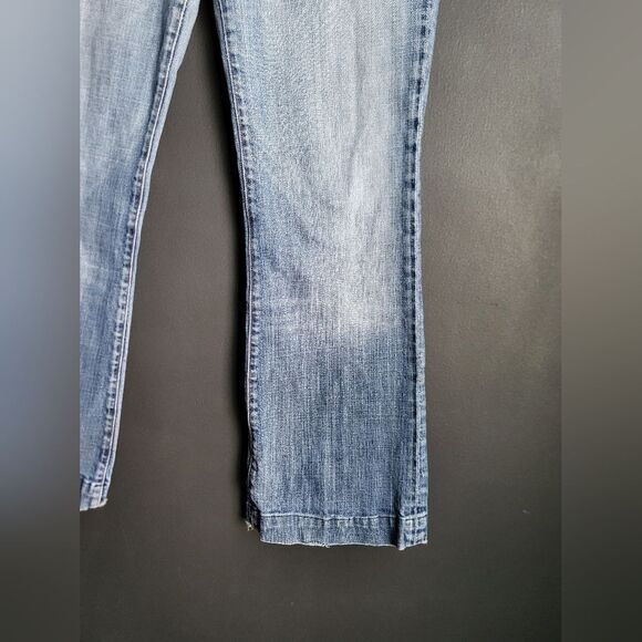 Citizens Of Humanity Low Waist Full Leg Faye 003 Stretch 30 Jeans Distressed - Picture 7 of 14